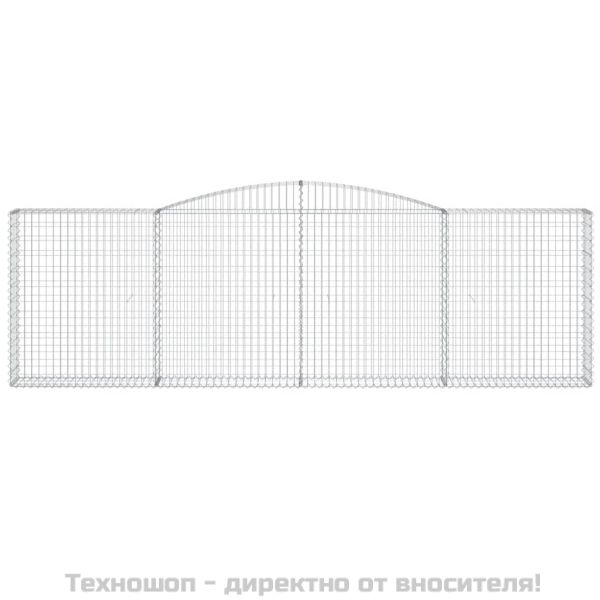 Габионни кошници арка 10 бр 400x30x120/140см поцинковано желязо