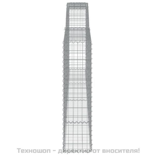 Габионни кошници арка 10 бр 400x30x120/140см поцинковано желязо