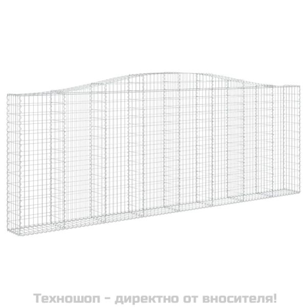 Габионни кошници арка 3 бр 400x30x140/160 см поцинковано желязо
