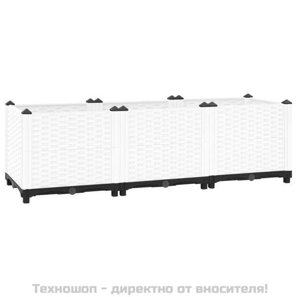 Повдигната леха, 120x40x38 см, полипропилен