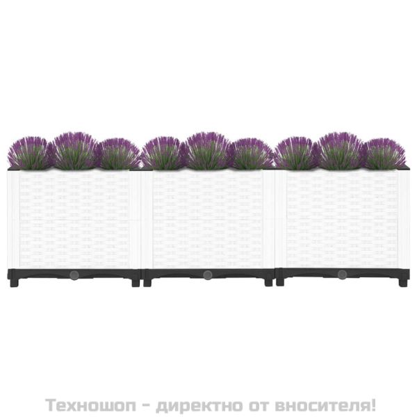 Повдигната леха, 120x40x38 см, полипропилен