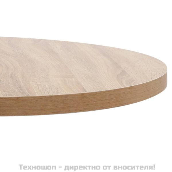 Бистро маса, светлокафява, 80 см, МДФ