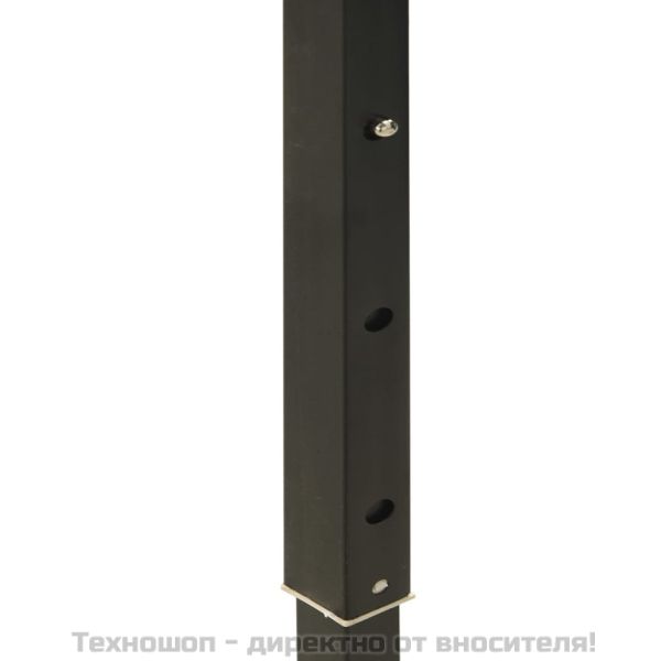 Сгъваема парти палатка със странични стени, таупе, 2x2 м