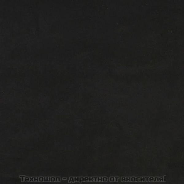 Боксспринг легло с матрак, черно, 100x200 см, кадифе