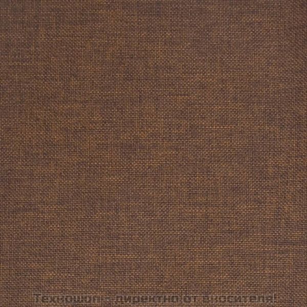 Бар табуретки, 2 бр, кафяви, текстил