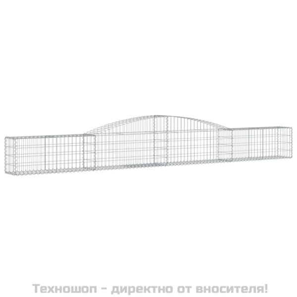 Габионни кошници арка 10 бр 400x30x40/60 см поцинковано желязо