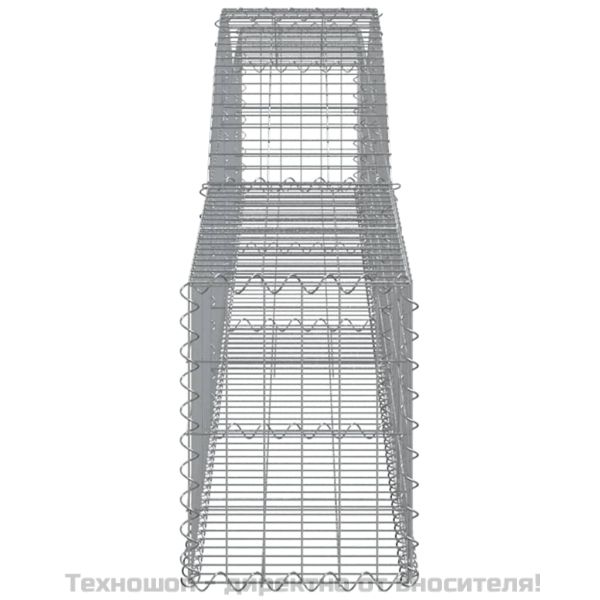 Габионни кошници арка 10 бр 400x30x40/60 см поцинковано желязо