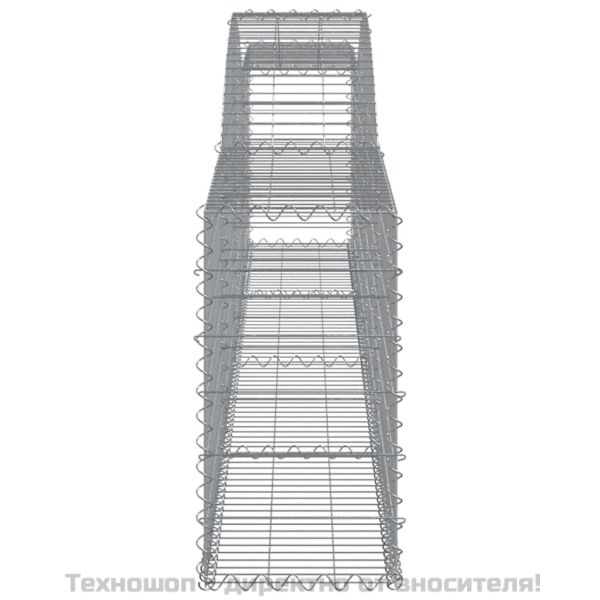 Габионни кошници арка 2 бр 400x30x60/80 см поцинковано желязо