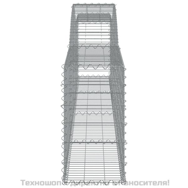 Габионни кошници арка 3 бр 400x30x60/80 см поцинковано желязо