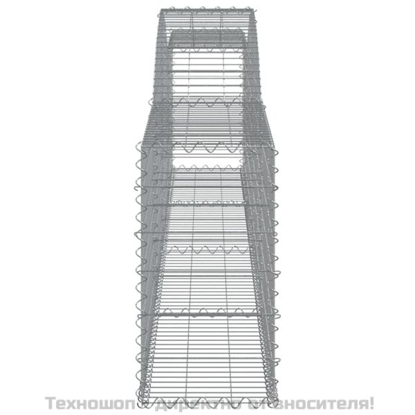 Габионни кошници арка 4 бр 400x30x60/80 см поцинковано желязо