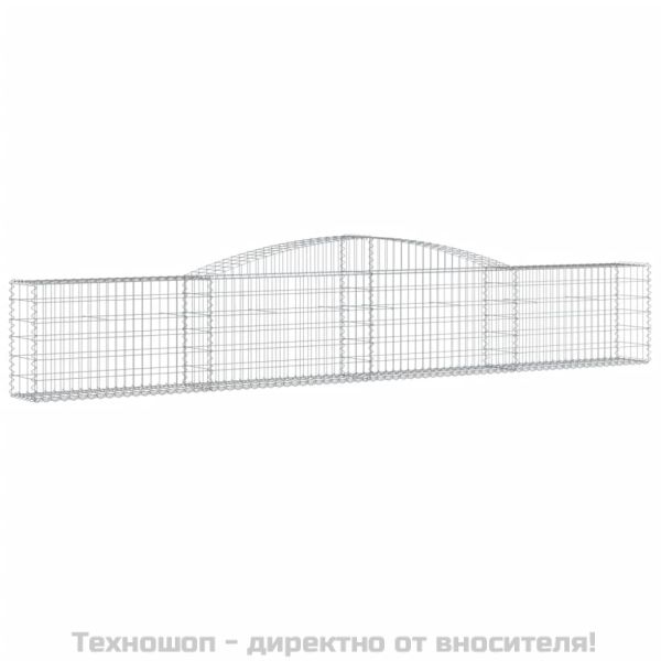 Габионни кошници арка 5 бр 400x30x60/80 см поцинковано желязо