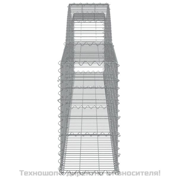 Габионни кошници арка 5 бр 400x30x60/80 см поцинковано желязо