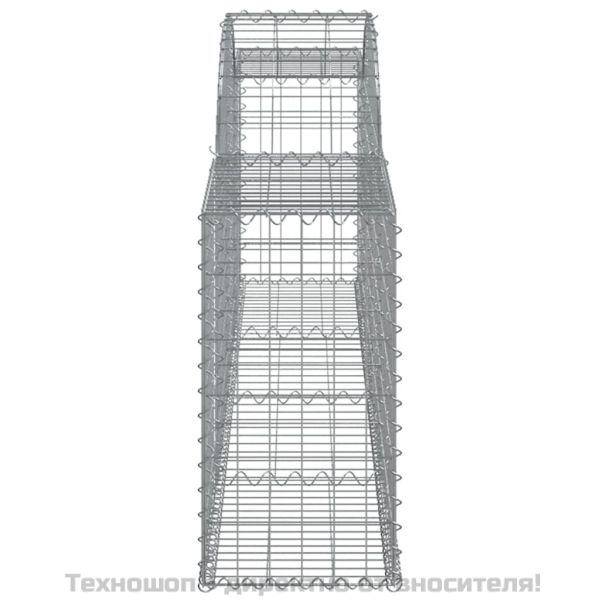 Габионни кошници арка 9 бр 300x30x60/80 см поцинковано желязо