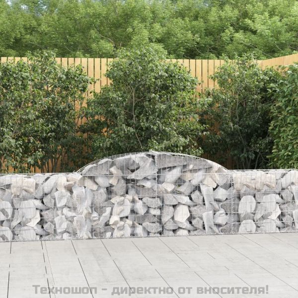 Габионни кошници арка 12 бр 300x30x60/80 см поцинковано желязо