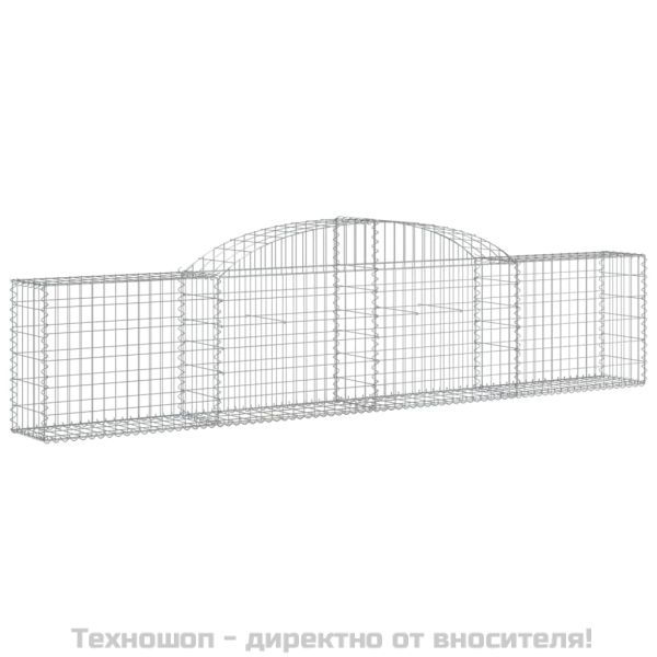 Габионни кошници арка 11 бр 300x30x60/80 см поцинковано желязо