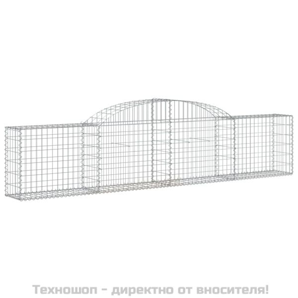Габионни кошници арка 4 бр 300x30x60/80 см поцинковано желязо