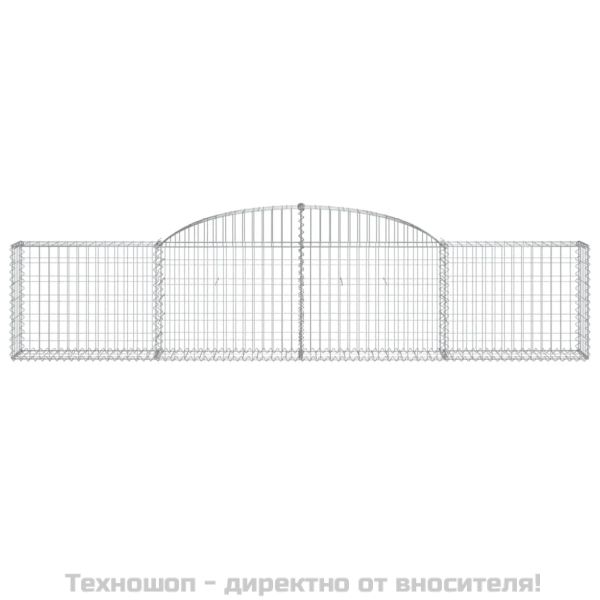 Габионни кошници арка 3 бр 300x30x60/80 см поцинковано желязо