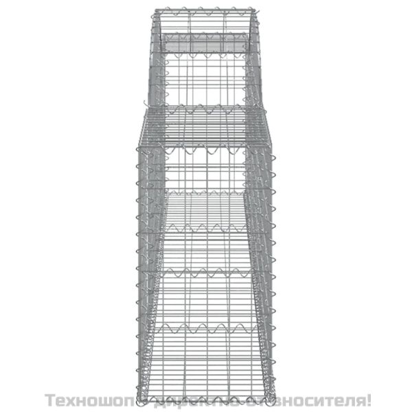 Габионни кошници арка 3 бр 300x30x60/80 см поцинковано желязо
