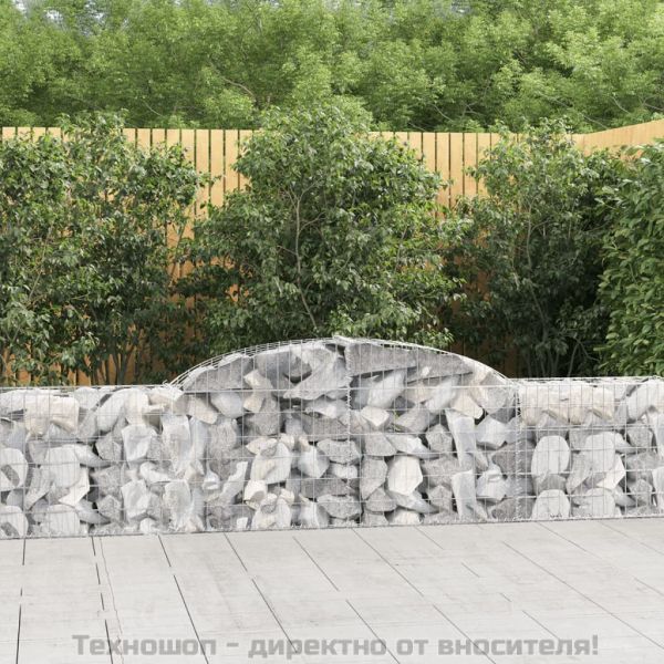 Габионни кошници арка 15 бр 300x30x60/80 см поцинковано желязо