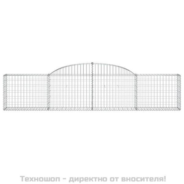 Габионни кошници арка 15 бр 300x30x60/80 см поцинковано желязо