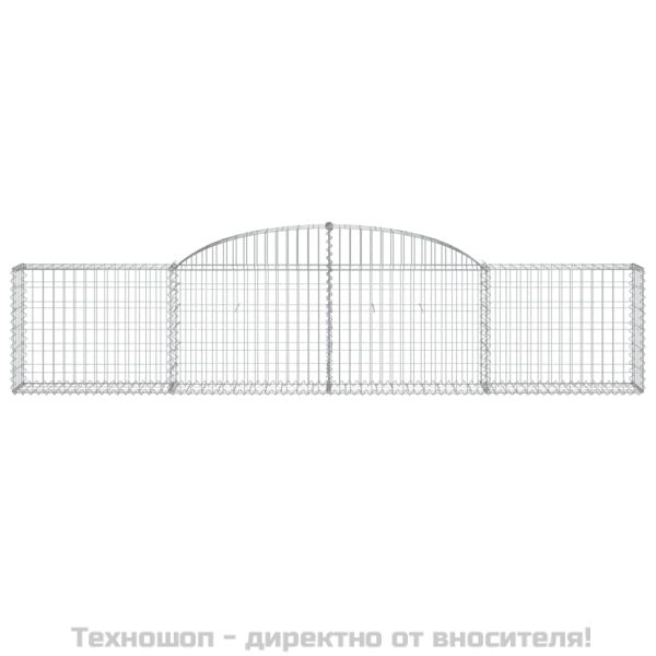 Габионни кошници арка 8 бр 300x30x60/80 см поцинковано желязо