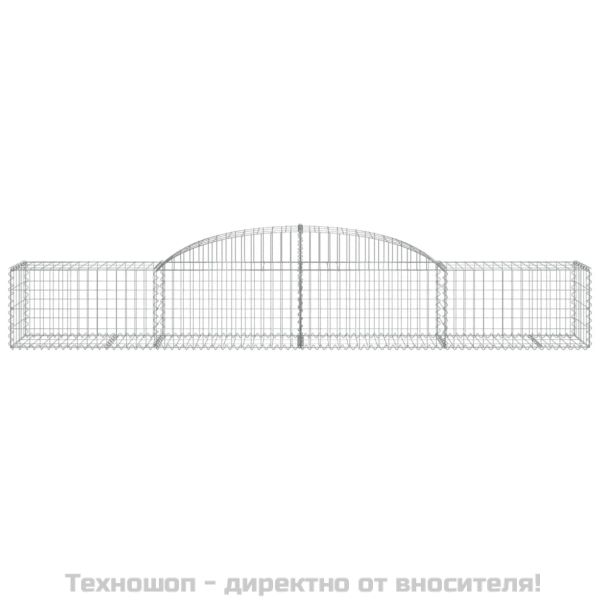 Габионни кошници арка 12 бр 300x50x40/60 см поцинковано желязо
