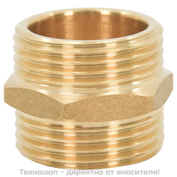 Смукателен маркуч с месингови съединители зелен 1,1" 20 м PVC