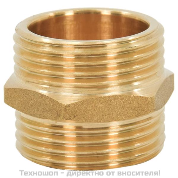 Смукателен маркуч с месингови съединители черен 1,1" 10 м PVC