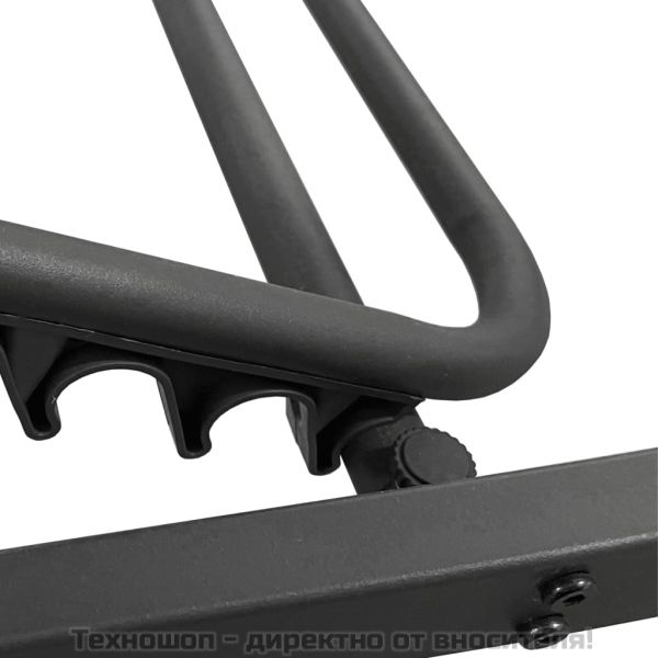 Двоен шезлонг със странични и горни завеси, антрацит