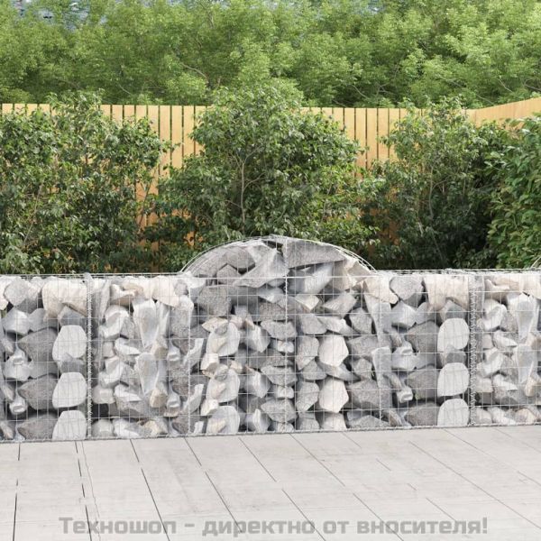 Габионни кошници арка 20 бр 200x50x80/100 см поцинковано желязо