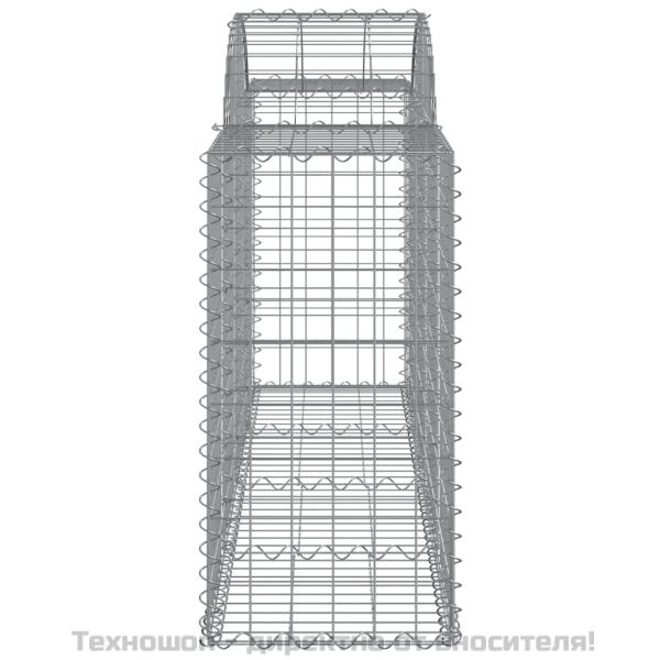 Габионни кошници арка 20 бр 200x50x80/100 см поцинковано желязо