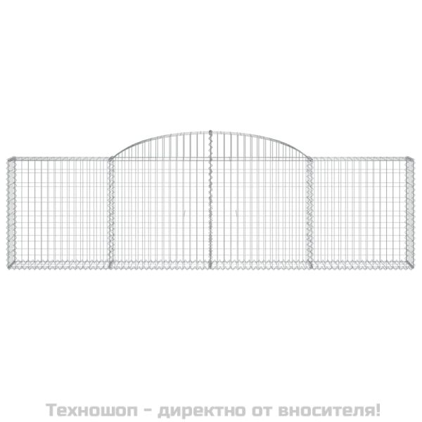 Габионни кошници арка 13 бр 300x30x80/100 см поцинковано желязо