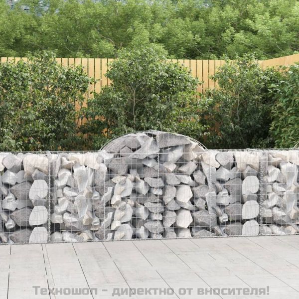 Габионни кошници арка 40 бр 200x50x80/100 см поцинковано желязо
