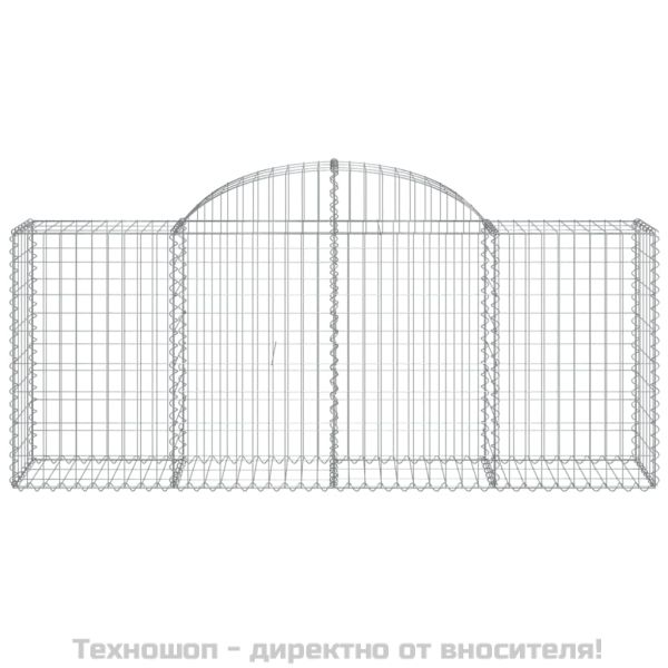 Габионни кошници арка 18 бр 200x50x80/100 см поцинковано желязо