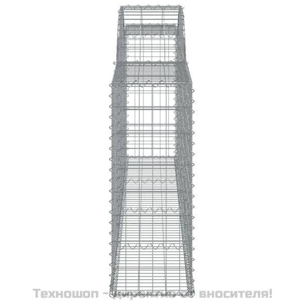 Габионни кошници арка 3 бр 300x30x80/100 см поцинковано желязо