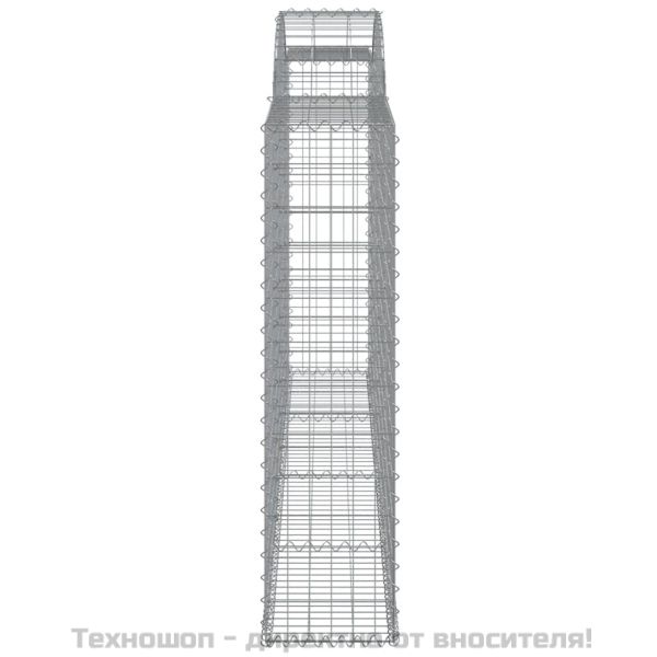 Габионни кошници арка 9 бр 300x30x120/140см поцинковано желязо