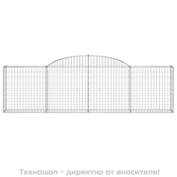Габионни кошници арка 7 бр 300x30x80/100 см поцинковано желязо