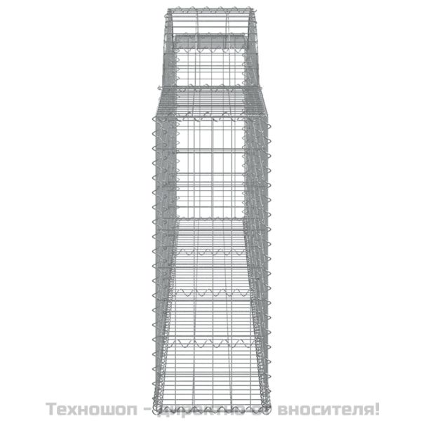 Габионни кошници арка 7 бр 300x30x80/100 см поцинковано желязо