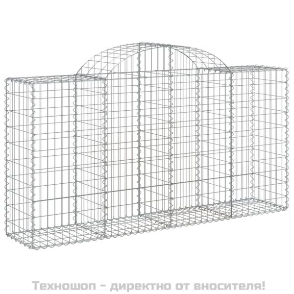 Габионни кошници арка 6 бр 200x50x100/120 см поцинковано желязо