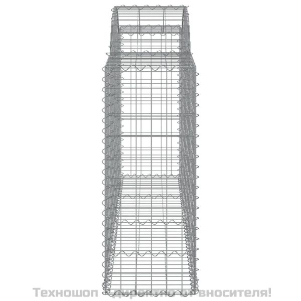 Габионни кошници арка 6 бр 200x50x100/120 см поцинковано желязо