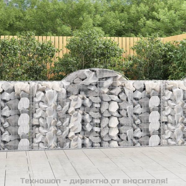 Габионни кошници арка 30 бр 200x50x100/120см поцинковано желязо