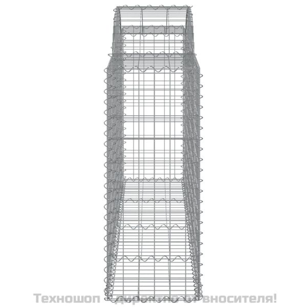 Габионни кошници арка 30 бр 200x50x100/120см поцинковано желязо