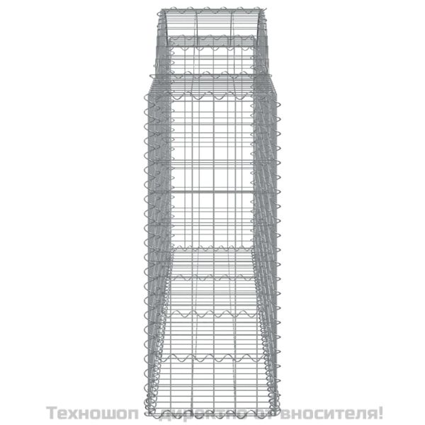 Габионни кошници арка 15 бр 200x50x100/120см поцинковано желязо