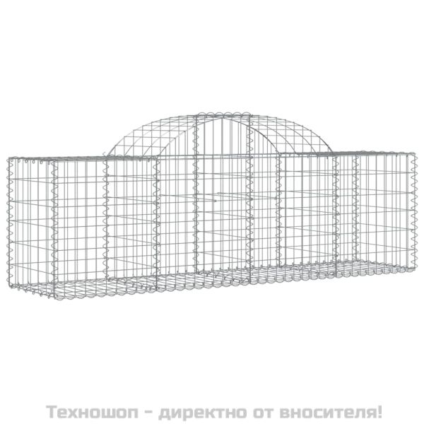 Габионни кошници арка 18 бр 200x50x60/80 см поцинковано желязо