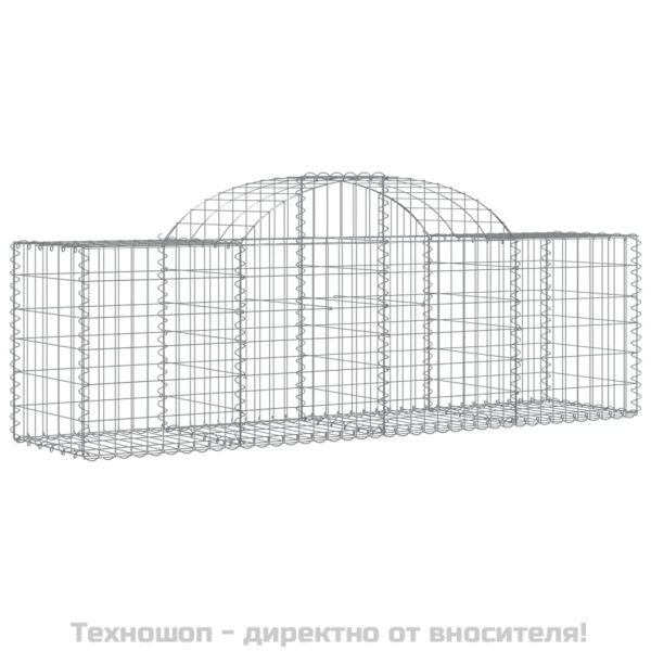 Габионни кошници арка 9 бр 200x50x60/80 см поцинковано желязо