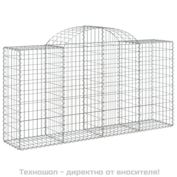Габионни кошници арка 25 бр 200x50x100/120см поцинковано желязо