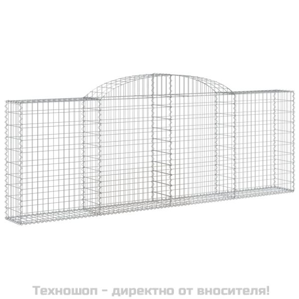 Габионни кошници арка 10 бр 300x30x100/120см поцинковано желязо
