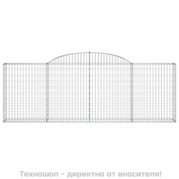 Габионни кошници арка 10 бр 300x30x100/120см поцинковано желязо