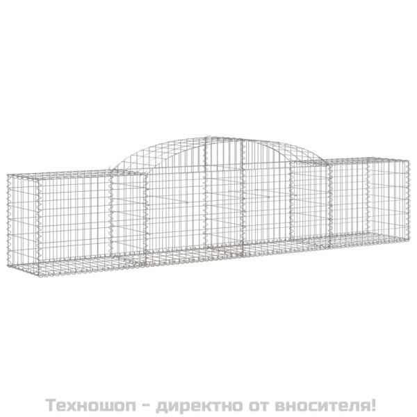 Габионни кошници арка 4 бр 300x50x60/80 см поцинковано желязо