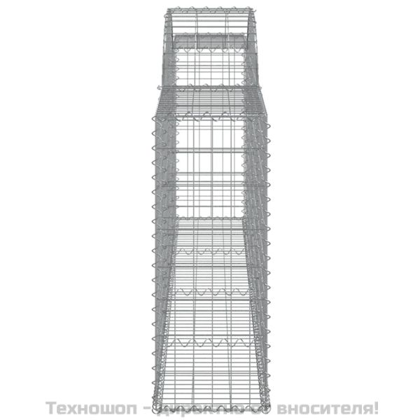 Габионни кошници арка 17 бр 300x30x80/100 см поцинковано желязо